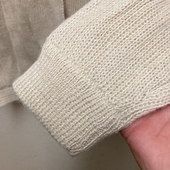 Vintage Yana Alpaca Pleated Cardigan XL - Picture 4 of 7